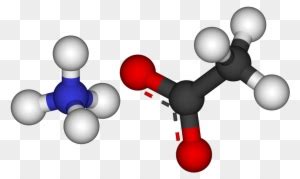 Molecular Structure Of Ammonium Acetate - Free Transparent PNG Clipart Images Download