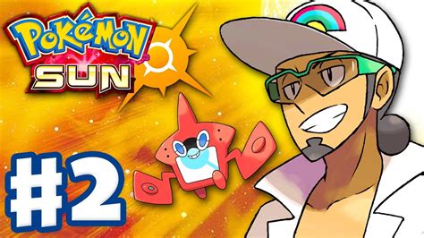 Pokemon Sun and Moon - Gameplay Walkthrough Part 2 - Iki Town Festival! Rotom-dex! (Nintendo 3DS ...