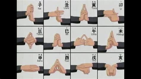 Todos os selos das mãos de Naruto e o que eles significam - Naruto Hokage