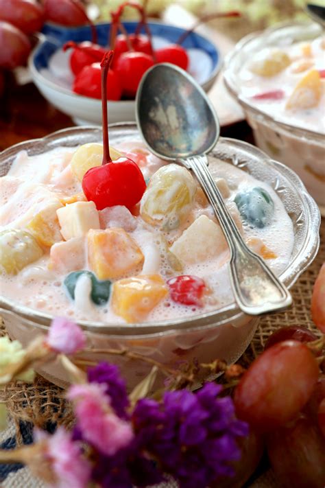 Easy Fruit Salad with Condensed Milk Recipe 2023 - AtOnce