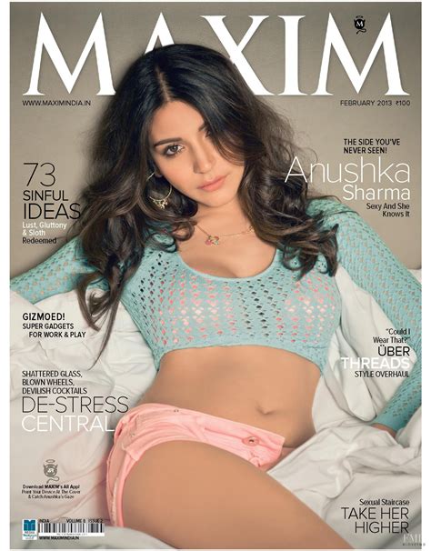 Cover of Maxim India with Anushka Sharma, February 2013 (ID:20468)| Magazines | The FMD