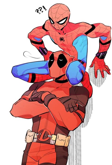 #spideypool #deadpool #spiderman #wadewilson #peterparker #marvel ...