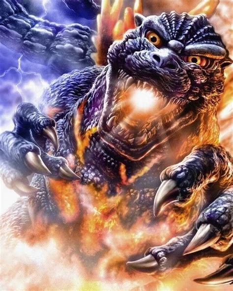 burning godzilla fan art - oracionparaunapersonaquevanaoperar