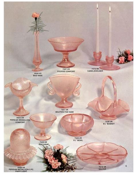 Depression Glass Patterns, Pink Depression Glass, Fenton Glassware, Antique Glassware, Antique ...