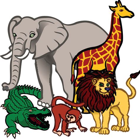 Transparent Zoo Gate Clipart - African Animals Clipart - Png Download - Full Size Clipart ...