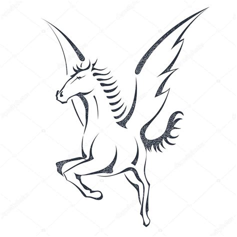 Pegasus Flying Drawing at GetDrawings | Free download