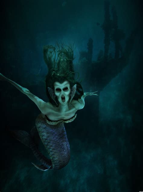 Evil Siren picture, by jadedink for: water creatures photoshop contest - Pxleyes.com