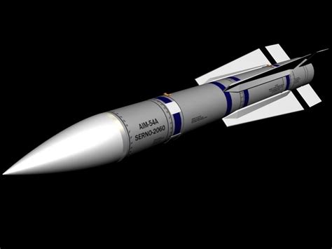 3d model of aim-54 phoenix missile