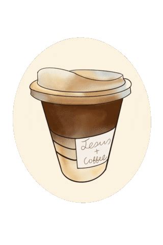 Christian Art Coffee Sticker