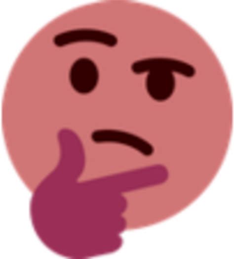 Download Thinking Face Emoji Know Your Meme - Discord Thinking Emoji Original PNG Image with No ...