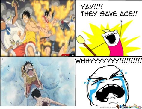 one piece ace death meme - Google Search | One piece comic, One piece ...