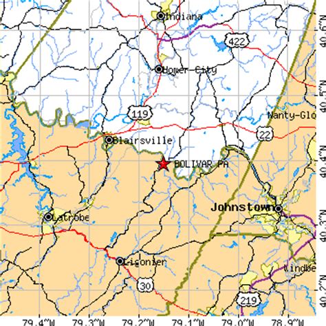 Bolivar, Pennsylvania (PA) ~ population data, races, housing & economy