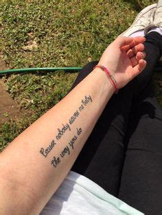 One Direction inspired tattoo Lyrics Tattoo