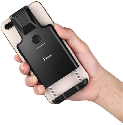 Eyoyo EY-017L 1D Bluetooth Barcode Scanner, Portable Back Clip Wireless Barcode Reader, 1050mAh ...