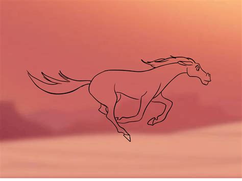 Horse Running Animation Gif