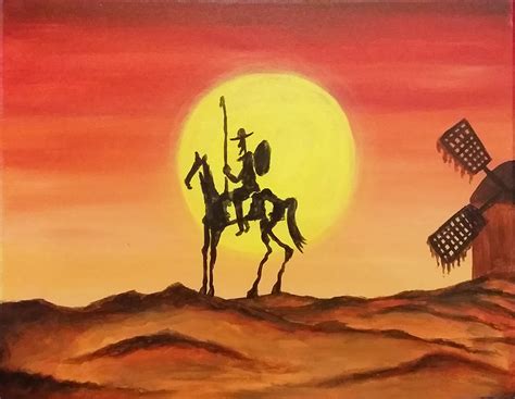 Don Quixote Painting at PaintingValley.com | Explore collection of Don ...