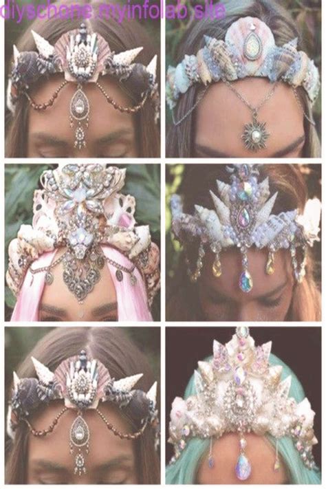 Hair accessory jewels crown flower crown jewelry mermaid halloween accessory fa accessories diy ...