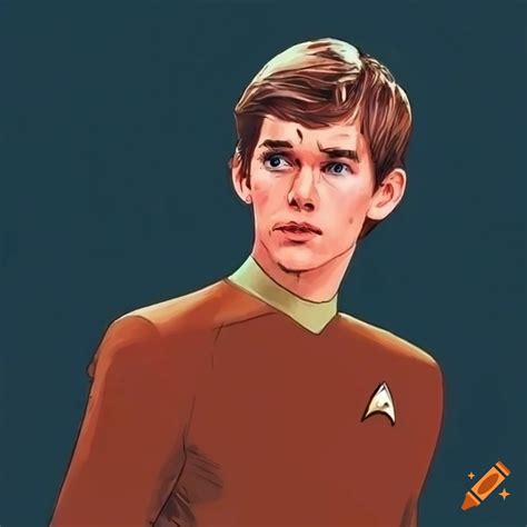 Ethan hawke as wesley crusher in star trek on Craiyon