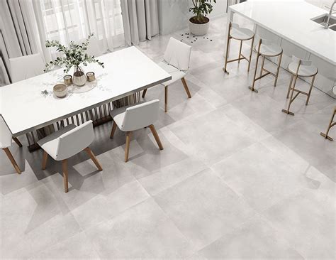 Energy Light Grey Concrete Effect Porcelain Floor Tile 1000x1000mm