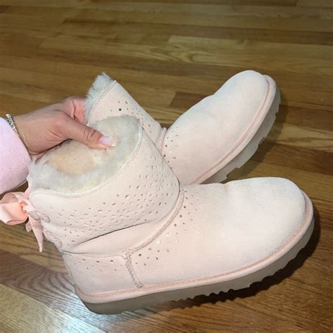 UGG | Shoes | Pink Ugg Boots Kids Size 6 Women 8 Mini | Poshmark