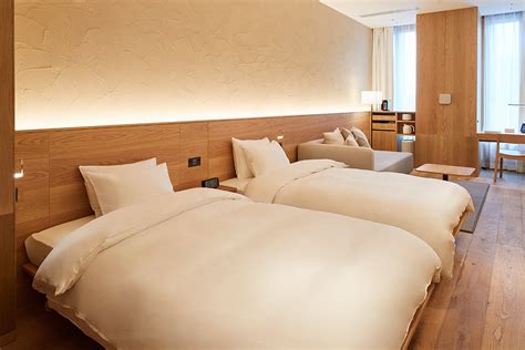 The Muji Hotel Ginza Brings Anti-Cheap Design to Tokyo | Hotel room interior, Hotel room design ...