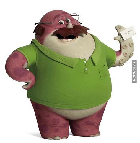 Just watched monsters university and realized this guy has a batman ...