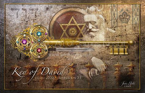 Key of David — Products – Prophetic Art of James Nesbit in 2020 ...