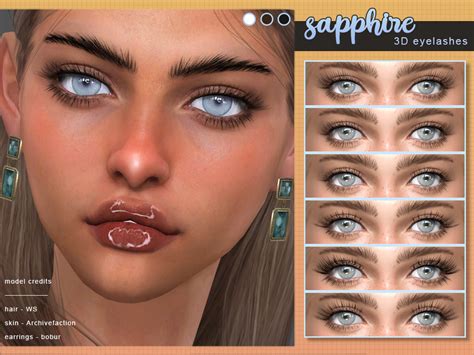 Sims 4 Realistic Eyelashes - coolhload