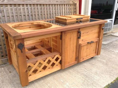 Grill Table & Cabinets W/ Yeti Cooler Drawer Custom Built - Etsy | Outdoor kitchen, Grill table ...