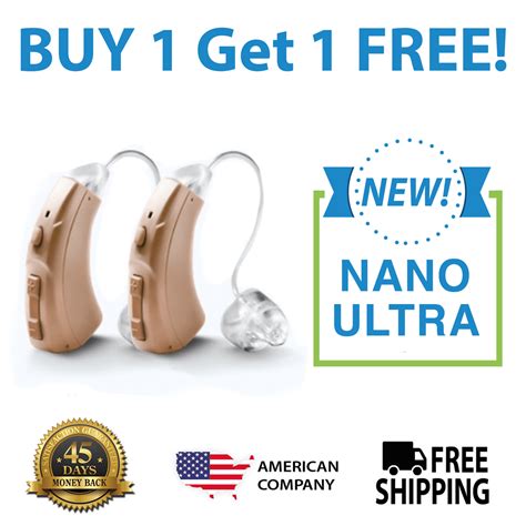 Buy 1 Nano Ultra Hearing Aid And Get The Second Ear FREE! – Nano Hearing Aids