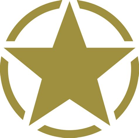 Army Star Transparent - Free Transparent PNG Download - PNGkey