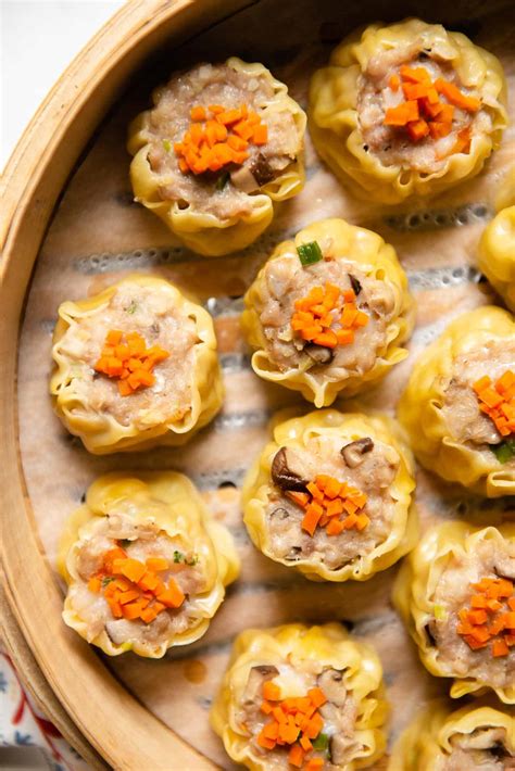 Kantonese Shumai (Siu Mai, 燒賣) | gezonde hapjes | Precision