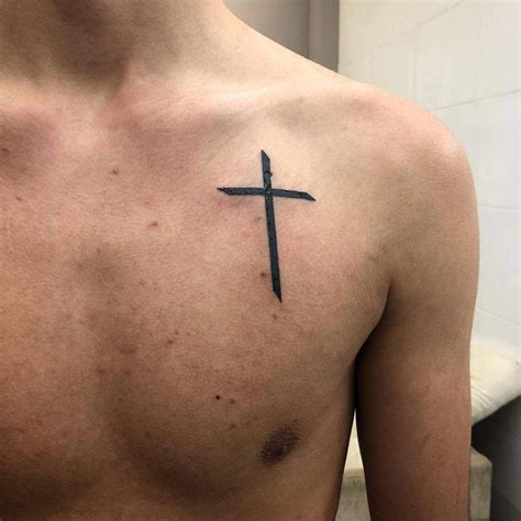 Chest Tattoos For Men Cross