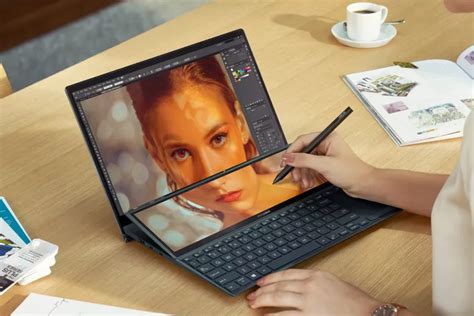 Asus unveils ZenBook Duo OLED with a 9.5 degree titling secondary display for ultimate content ...