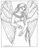 Guardian Angel Coloring Page At GetColoringscom  Free Printable sketch template