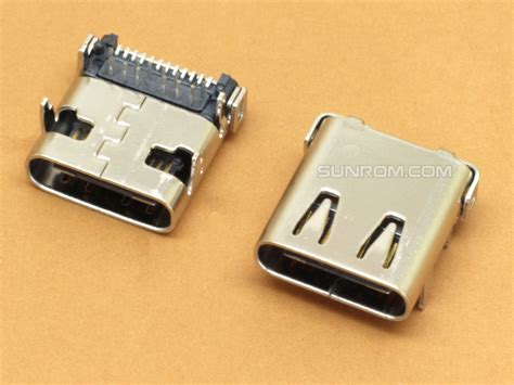 USB Type-C Female 24 pins Connector USB 3.1 [6195] : Sunrom Electronics