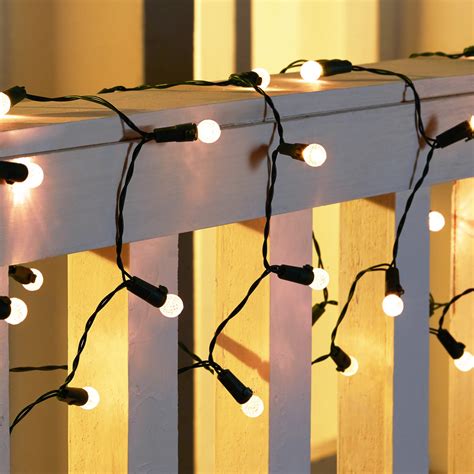 Holiday Time Clear LED String Lights Holiday Lightings, 0.39" (50 Count ...