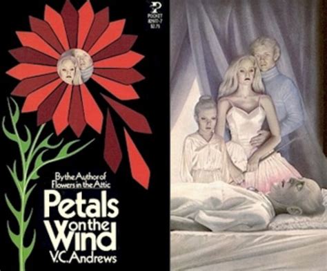 Sequel to Flowers in the Attic, Petals in the Wind featured this book cover. The illustration of ...