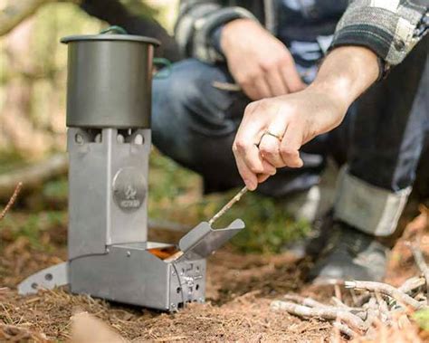 Hot Ash Rocket Camping Stove Ready to Serve You During Your Camping Trips | Gadgetsin