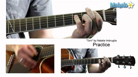 How to Play "Torn" by Natalie Imbruglia on Guitar (Practice Video) - YouTube