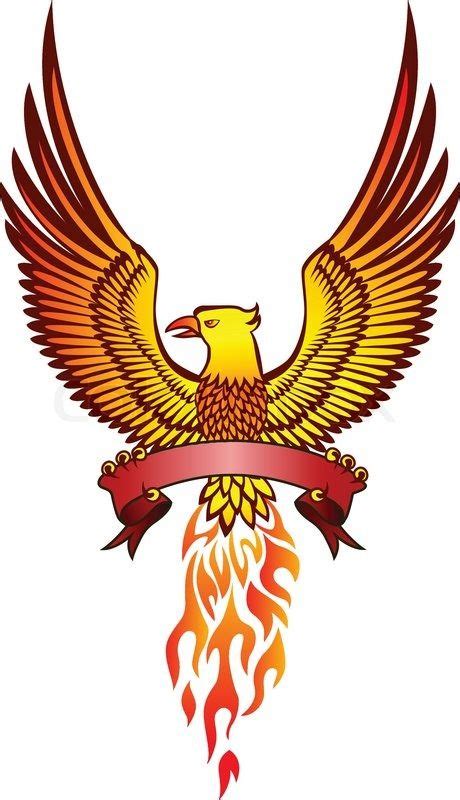 Phoenix with Banner Clipart | Феникс