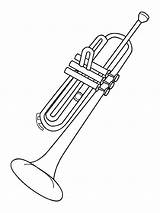 Trumpet Coloring Pages  Best For Kids Music coloring sketch template