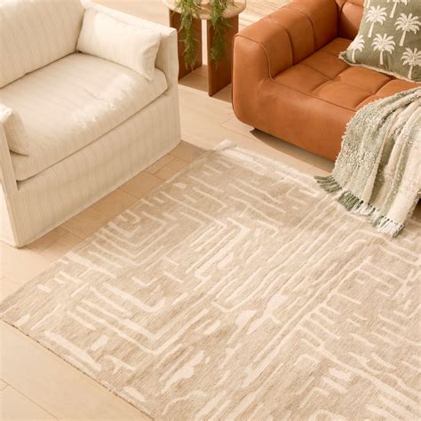 Modern Beige & Ivory Rug | Adairs