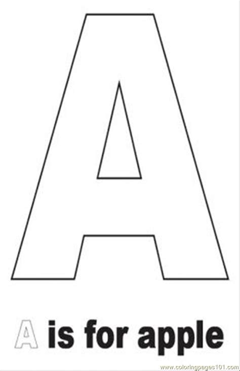 A4 Size Printable Alphabet Letters - Printable Templates