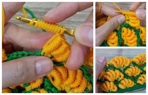 Crochet Banana Stitch Free Crochet Pattern Video Free Crochet Pattern ...