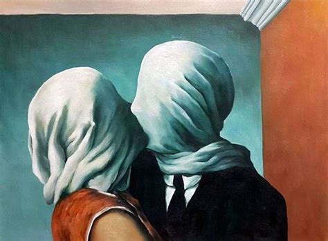 Lovers by Rene Magritte ️ - Magritte Rene