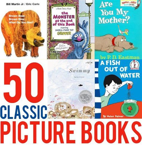 50 Classic Picture Books to Read with kids | Picture book, Kindergarden books, Classic kids books