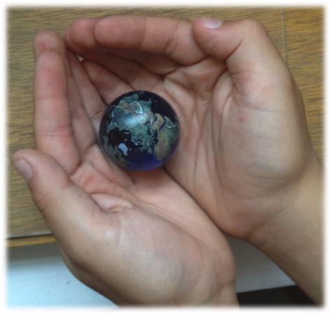 Blue Earth Marble With Natural Earth Continents - CCTHEO