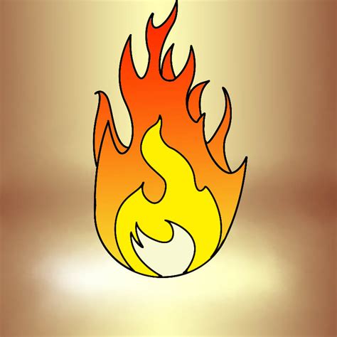 Simple Flame Drawing at GetDrawings | Free download