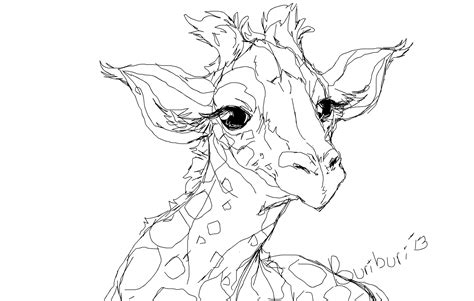 Sketch of a giraffe babbuuuu » drawings » SketchPort